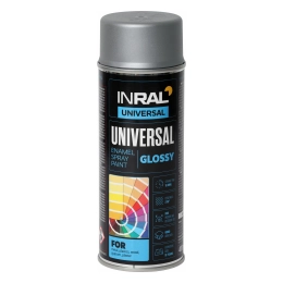 AEROZOLINIAI DAŽAI UNIVERSAL RAL9006 SIDABRINIS 400ml INRAL