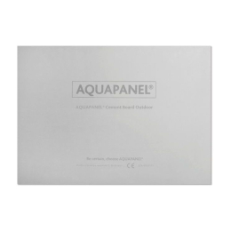 PLOKŠTĖ AQUAPANEL OUTDOOR 12.5x900x2400 mm 2.16m2 KNAUF