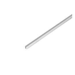 U-PROFILIS 8mm PLOKŠTEI 15x10.9x15x1.2 mm EN AW-6063T66 (6m)