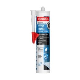 ANTIPELĖSINIS SILIKONAS STOP FUNGI 310ml BALTAS PENOSIL