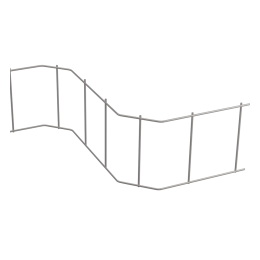 DS-90, h=90mm, l=2m Fiksatoriai vieliniai 50m/pak