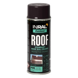 AEROZOLINIAI DAŽAI STOGO DANGAI ROOF SPRAY RAL8019 400ml INRAL