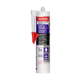 STOGŲ IR FASADŲ HERMETIKAS ROOF&FACADE 290ml RUDAS PENOSIL