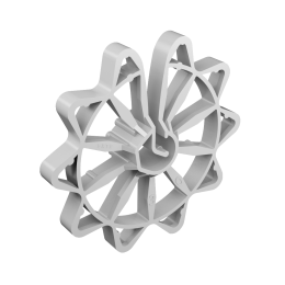 F4(40/6-20) - UNI40/6-20 Fiksatoriai plastikiniai 125vnt/pak