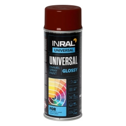 AEROZOLINIAI DAŽAI UNIVERSAL RAL3005 RAUDONO VYNO 400ml INRAL