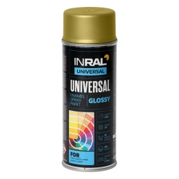 AEROZOLINIAI DAŽAI UNIVERSAL RAL1036 AUKSO 400ml INRAL
