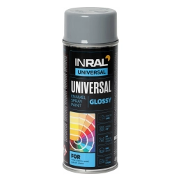 AEROZOLINIAI DAŽAI UNIVERSAL RAL7046 Š.PILKI 400ml INRAL