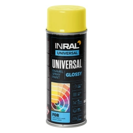 AEROZOLINIAI DAŽAI UNIVERSAL RAL1018 GELTONI 400ml INRAL
