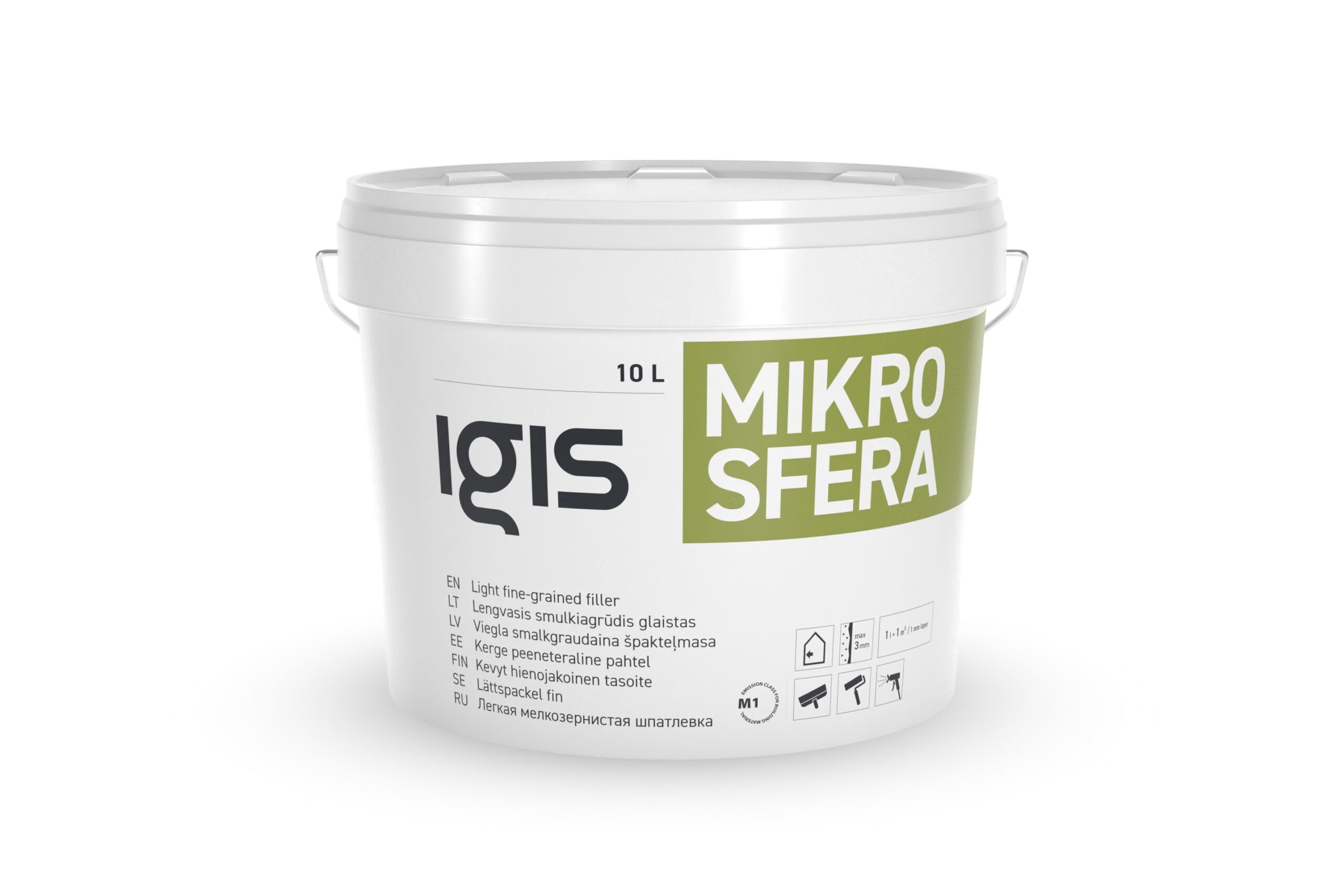GLAISTAS SMULKIAGRŪDIS IGIS MIKROSFERA 10 L