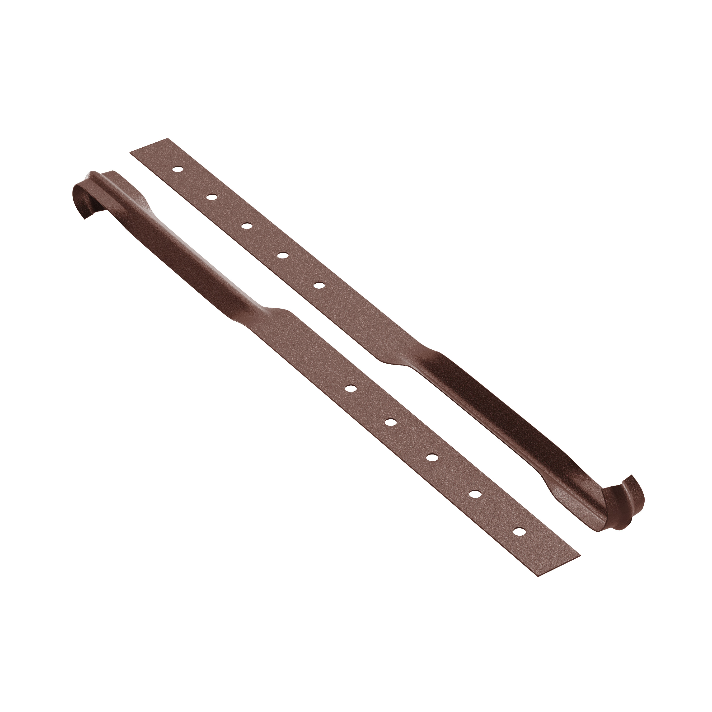 GUTTER FLANGE L-210 MAT RAL7024-036