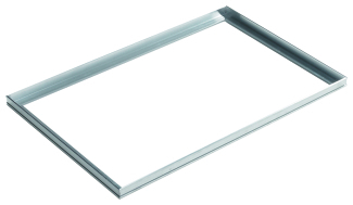 RĖMAS BATŲ VALYMO GROTELĖMS ALIUMINIS 600x400 mm
