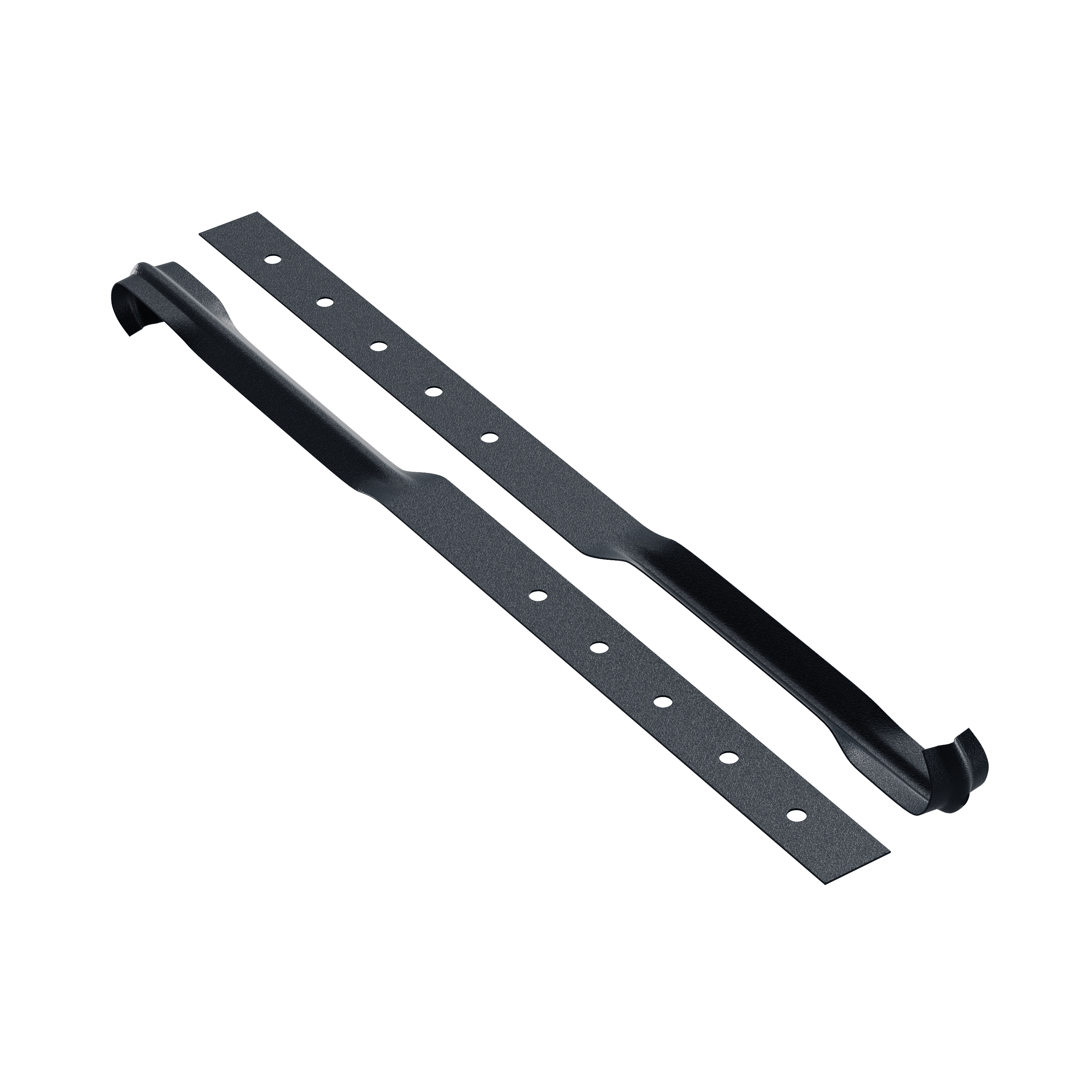 GUTTER FLANGE L-210 MAT RAL7024-036