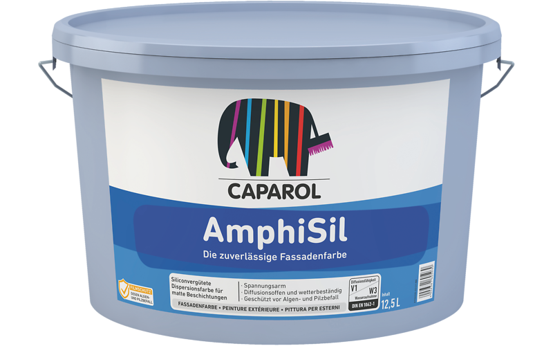 SILIKONINIAI FASADINIAI DAŽAI AMPHISIL B1 2.5 L CAPAROL