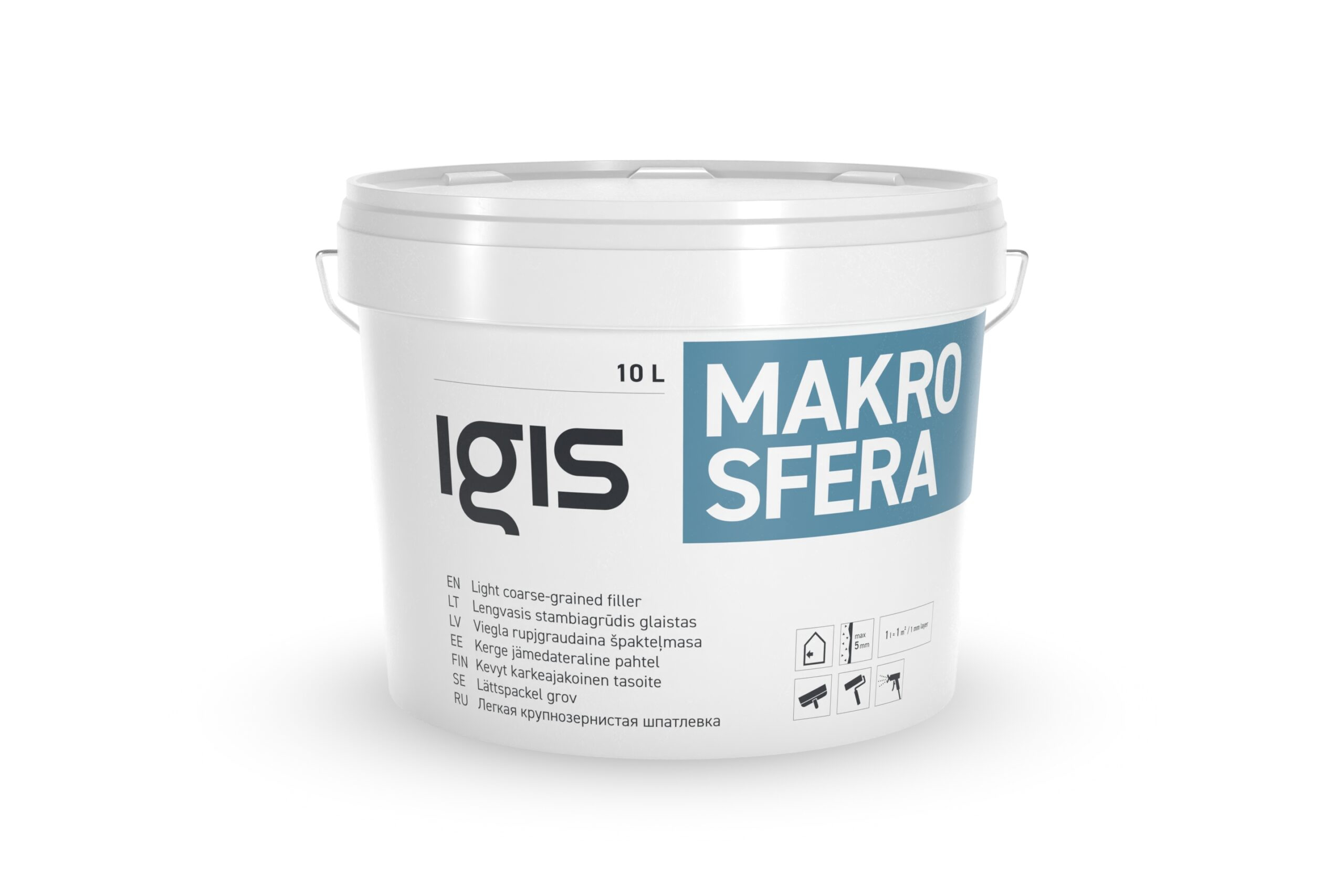 GLAISTAS STAMBIAGRŪDIS IGIS MAKROSFERA 10 L