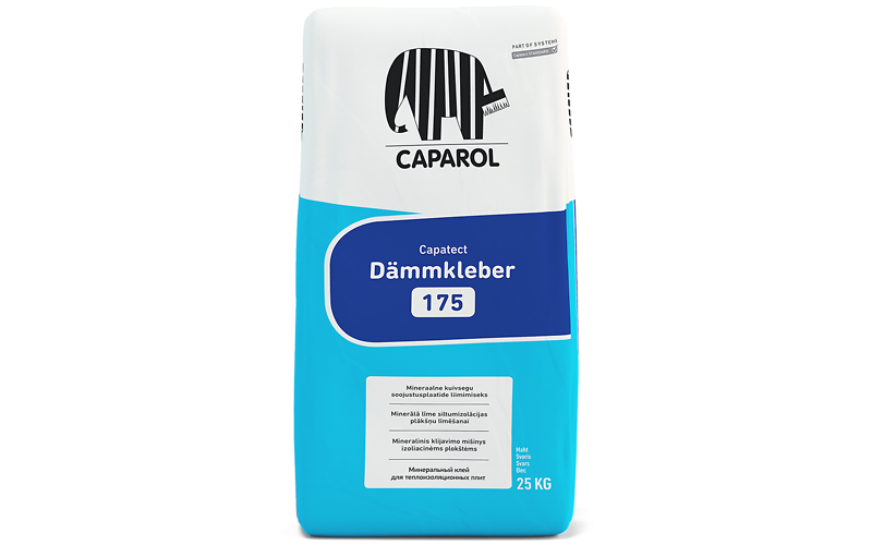 KLIJAI VATAI IR POLISTIROLUI DAMMKLEBER CT 175 25 KG CAPAROL