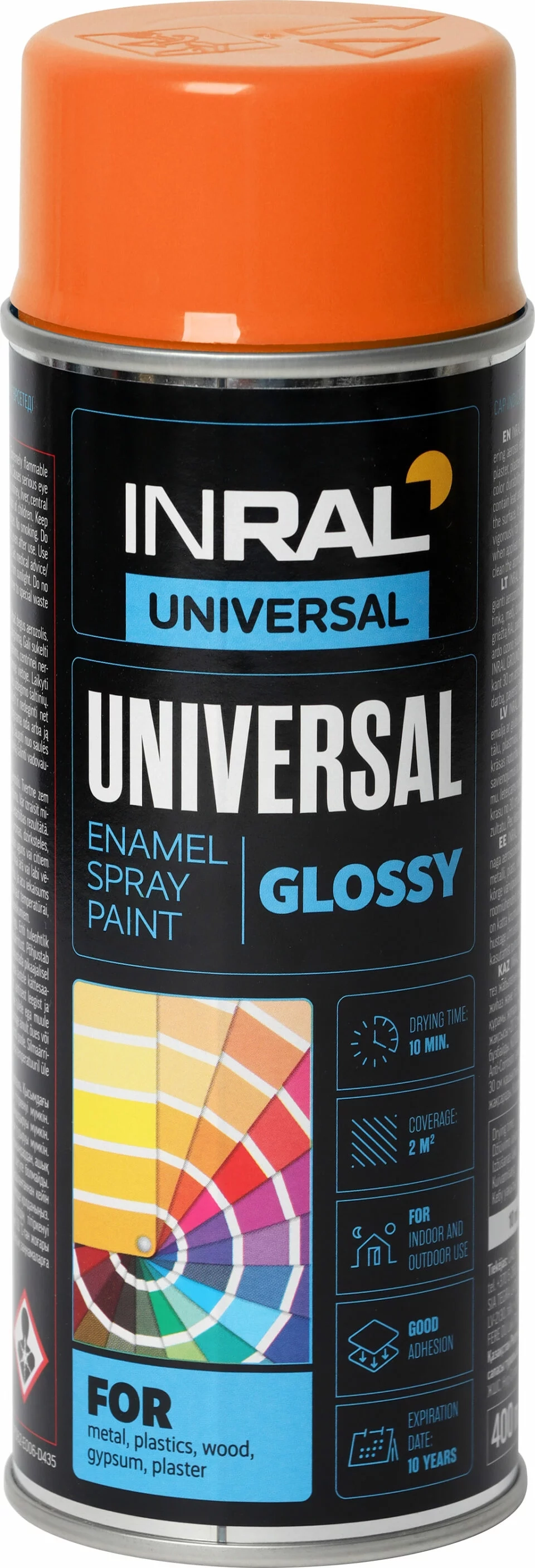 AEROZOLINIAI DAŽAI UNIVERSAL RAL2004 ORANŽINIAI 400ml INRAL