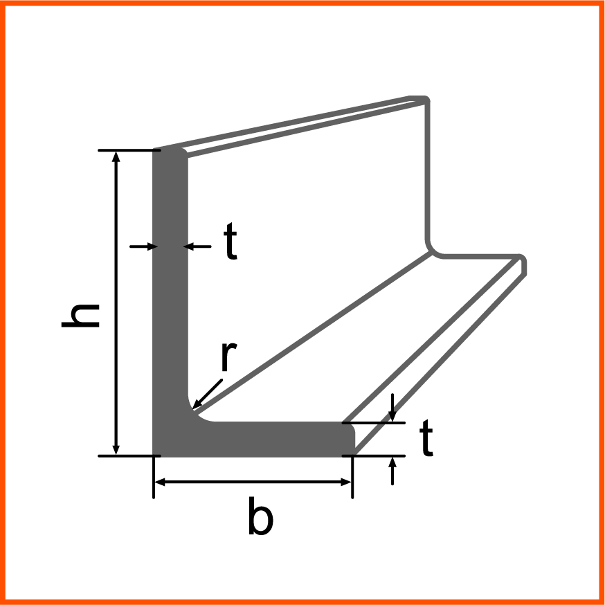 L 100x65x10x12100 S355J2 HOT ROLLED ANGLE
