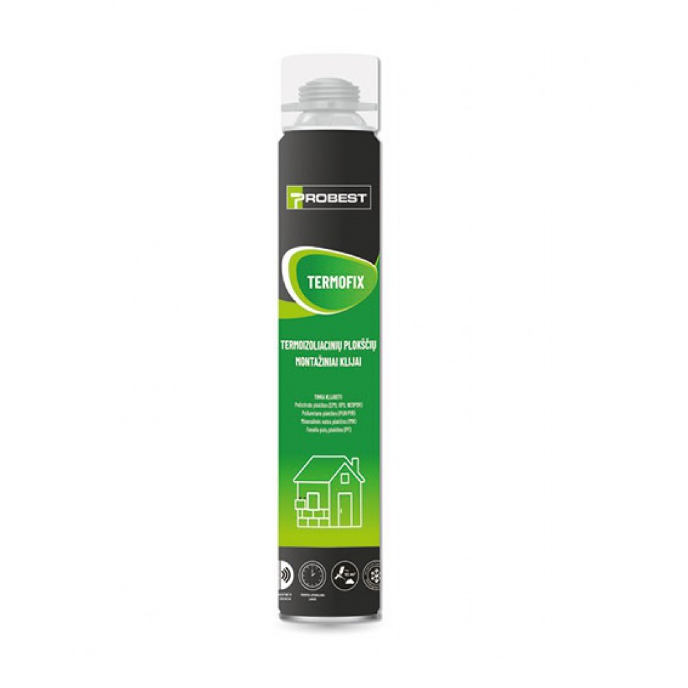 TERMOIZOLIACINIŲ PLOKŠČIŲ KLIJAI TERMOFIX 750ml  PROBEST