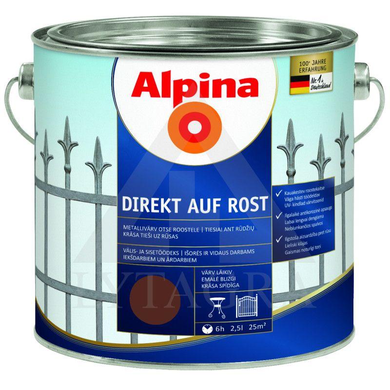 EMALĖ A. DIREKT AUF ROST RAL8017 2.5 L