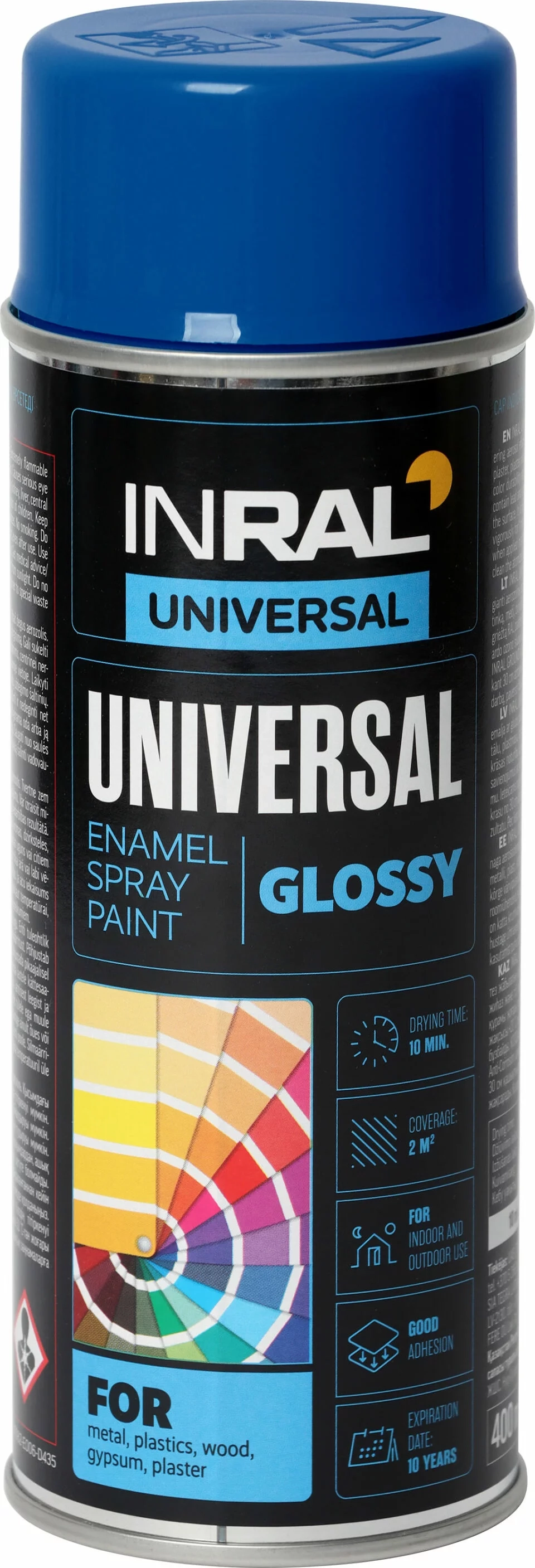AEROZOLINIAI DAŽAI UNIVERSAL RAL5010 MĖLYNI 400ml INRAL
