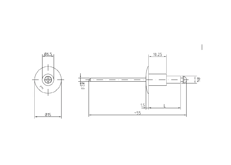 ETERNIT KNIEDĖ UNI NIET ALU 4x18 K15 TE15/ 250 VNT