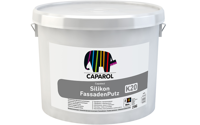 TINKAS CAPATEC SILIKON FASSADENPUTZ 25 KG CAPAROL 2mm  (Samanėlė)