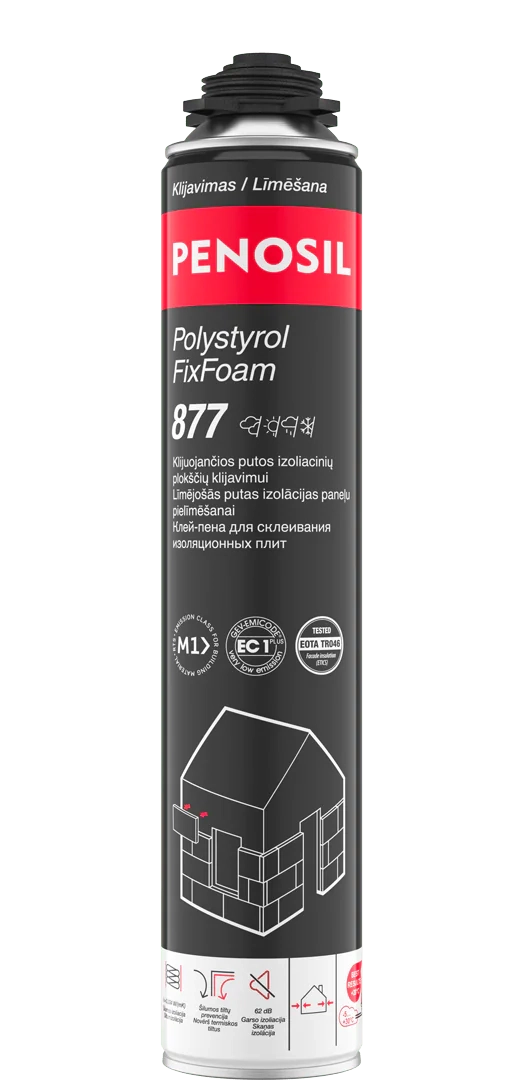 POLISTIROLO KLIJAI POLYSTYROL FIXFOAM 877 750ml PENOSIL
