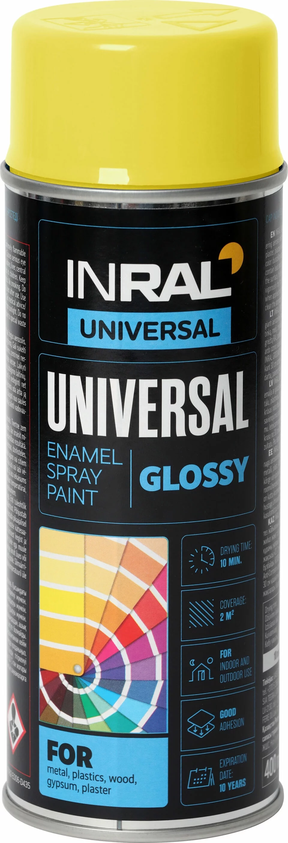 AEROZOLINIAI DAŽAI UNIVERSAL RAL1018 GELTONI 400ml INRAL