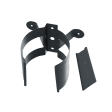 DOWNPIPE CLAMP 90 MAT RAL7024-036 