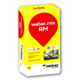 RIEVĖJIMO MIŠINYS WEBER.MIX RM LT PILKAS 25 KG